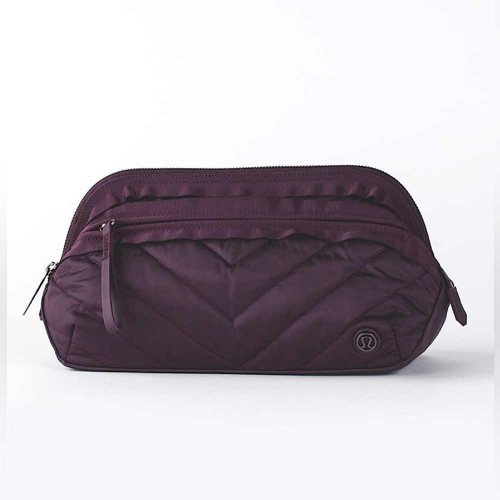 Lululemon Don’t Sweat It Kit (Quilted)
in Black Cherry. 
Pristine Condition.